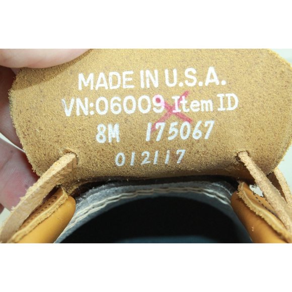 LL Bean Brown Leather Rubber Moc Gum Shoe Low Top Ankle Boots 8 M - Picture 7 of 10